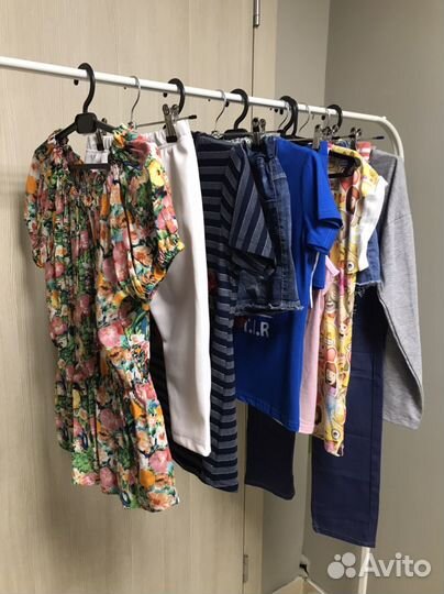 Пакетом новые вещи для девочки, 128/134