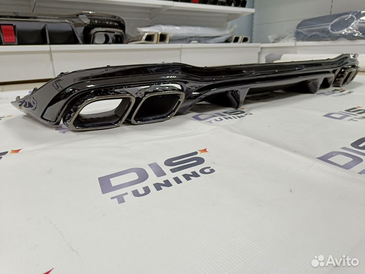 Диффузор Mercedes E-class w213 рест. 63s AMG Black