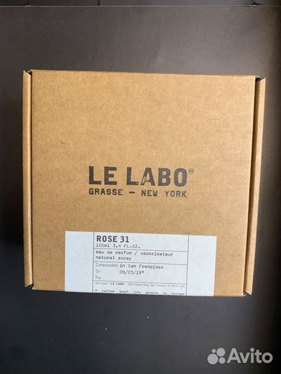 Le labo rose 31 оригинал
