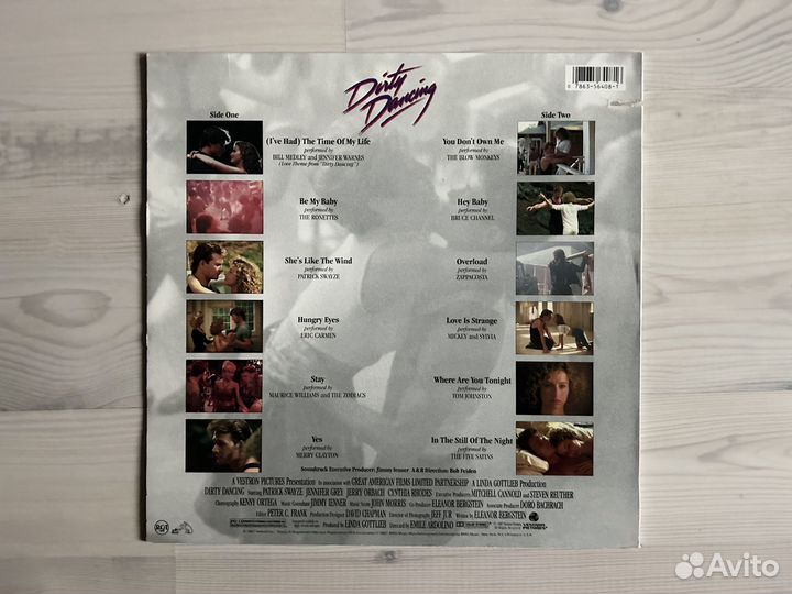 Винил soundtrack Dirty Dancing (LP) US 1987