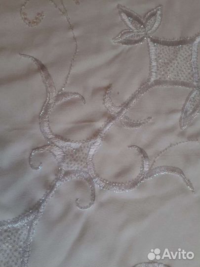 Свадебный Платок с бахромой