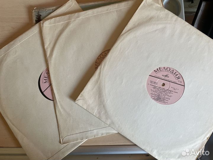 Грампластинки СССР Чайковский