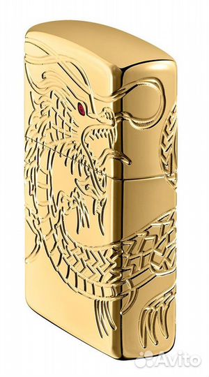 Зажигалка Zippo Armor - Chinese Dragon gold plated