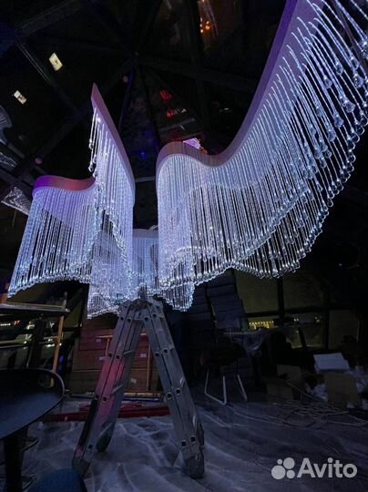 Оптоволоконная люстра rainbow fiber optic