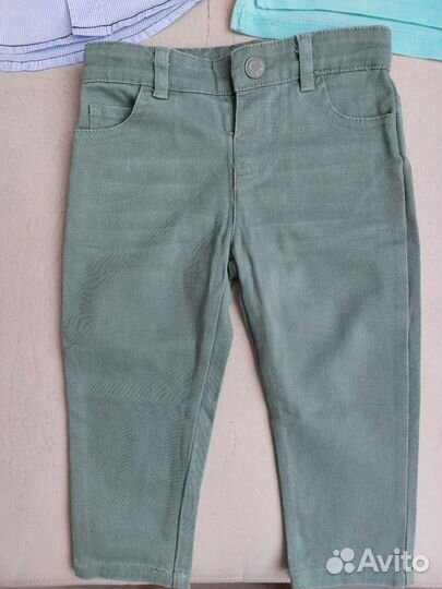 Комплект для мальчика 80. Рубашка, джинсы,поло