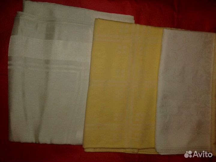 Скатерти Новые с узорами/ Натуральная ткань