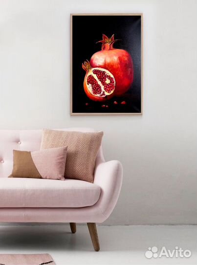 Картина маслом Гранат
