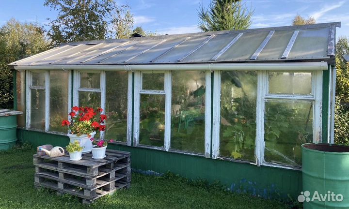 Теплица из оконных рам