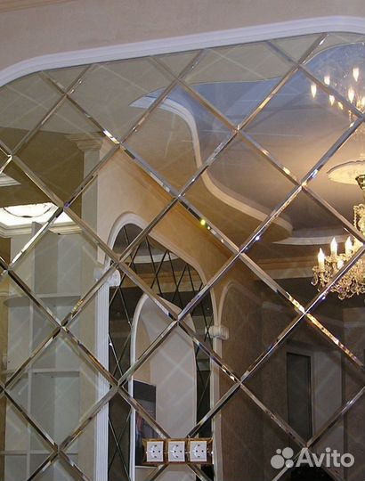 Обработка кромки на стекле и зеркале