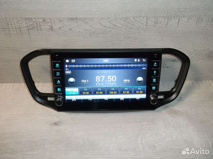 Магнитола LADA Vesta NG физические кнопки Андроид