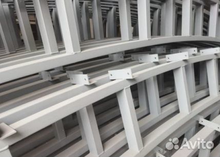 Фермы для арочного ангара 12х6