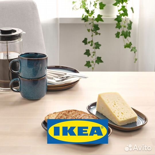 Блюдо сервировочное gladelig синий IKEA