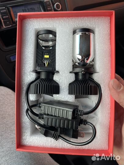 Светодиодные Мини линзы T9 h4