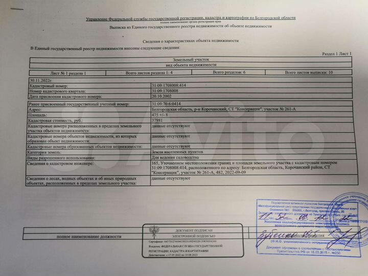 Участок 4,8 сот. (СНТ, ДНП)