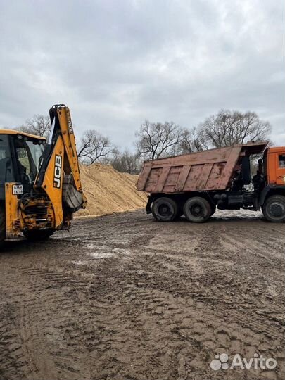 Песок карьерный с доставкой