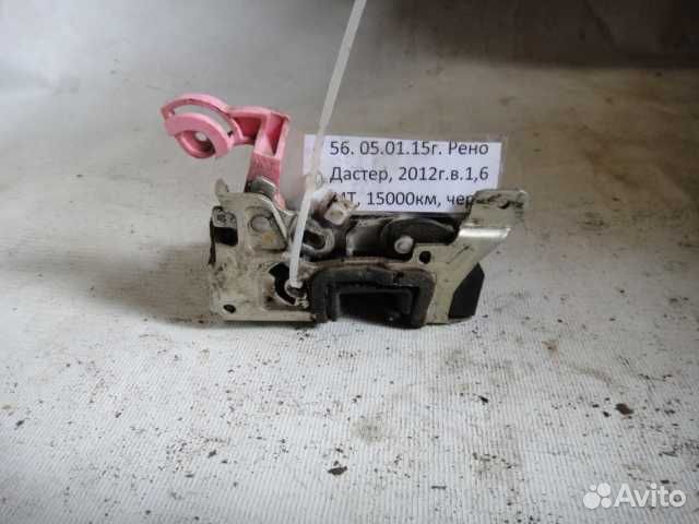 Замок двери Duster (12) / Sandero (08-14) зад L без активатора б\у (арт. 825034257R)