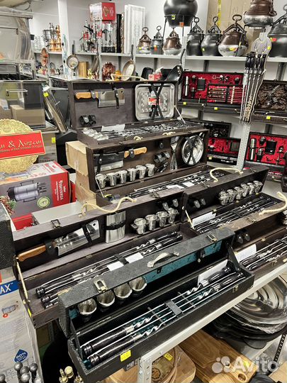 Подарочный набор шампуров премиум