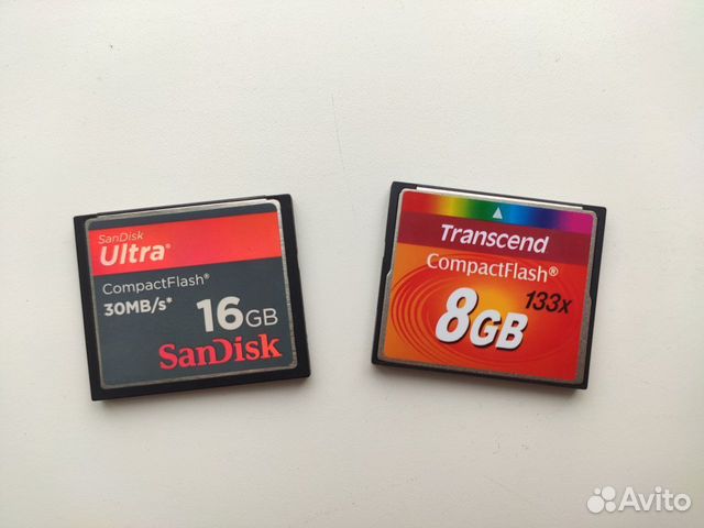 Карты памяти Compact Flash 8Gb 16Gb купить в Москве | Электроника | Авито