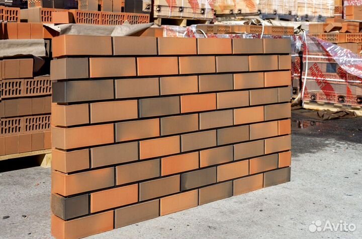 Кирпич лицевой облицовочный