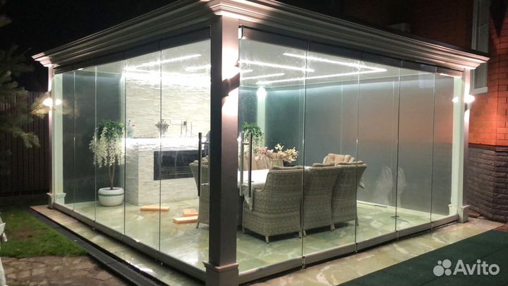 Остекление террасы