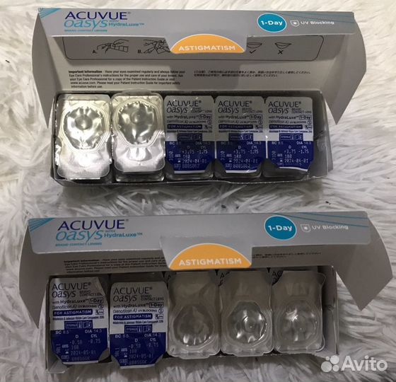 Линзы Acuvue Oasys для астигматизма