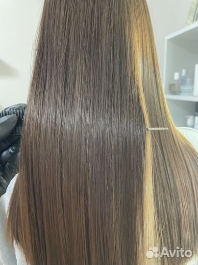 Кератиновое выпрямление