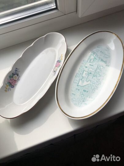 Селедочница фарфор СССР