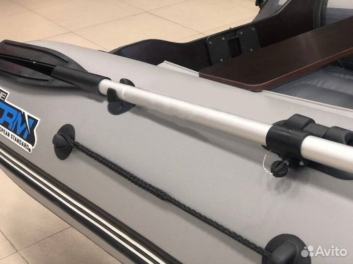 Лодка пвх Stormline Classic Air 400 серая