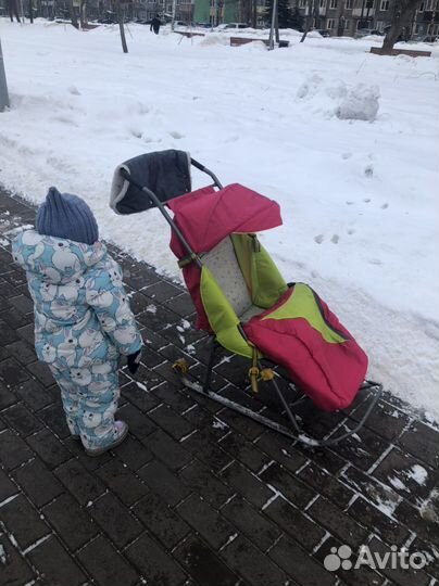 Коляска санки