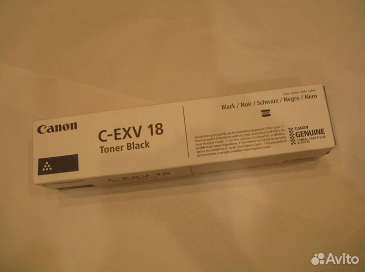 Canon C-EXV18 BK Toner (0386B002), 1 шт. в наличии