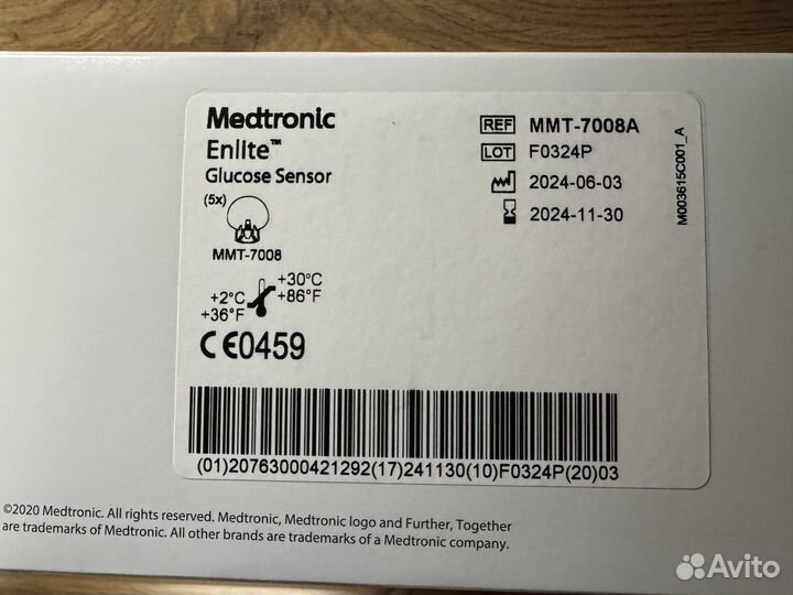 Сенсоры enlite medtronic