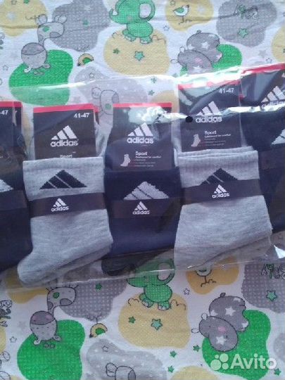 Носки мужские Adidas, Fila