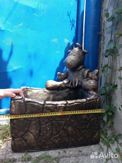 Кашпо из бетона