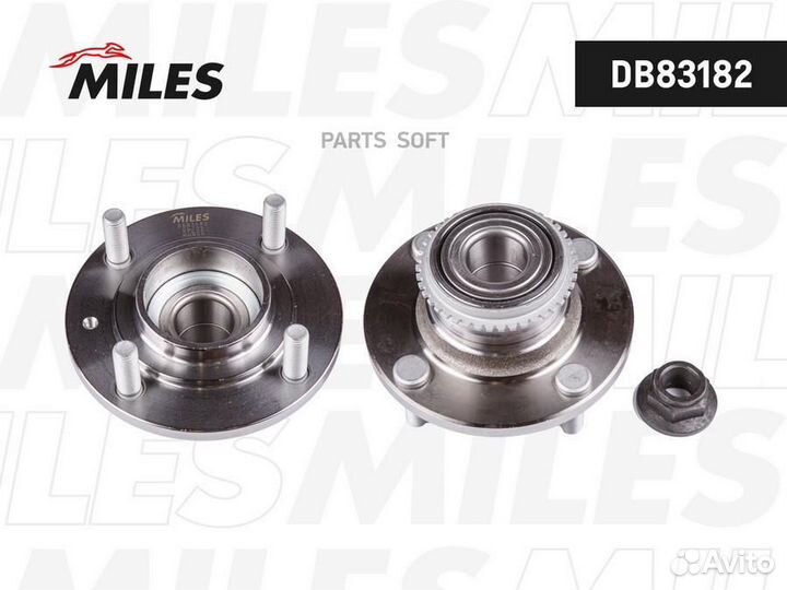 Miles DB83182 Ступица колеса с подшипником задняя