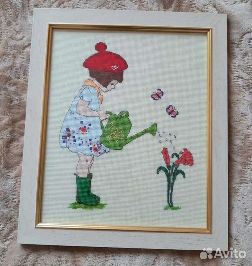 Картина вышитая крестом