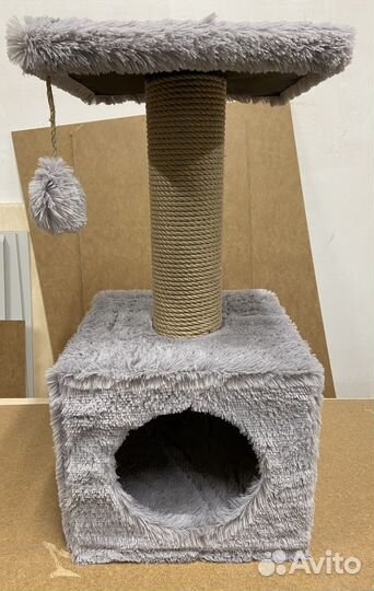 Домики когтеточки для котят, высота 0,6 м