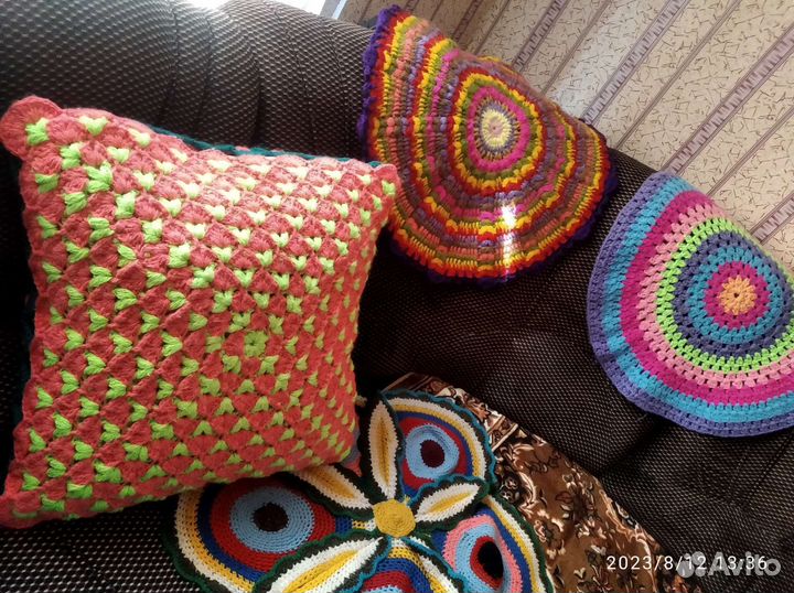 Вязанные коврики