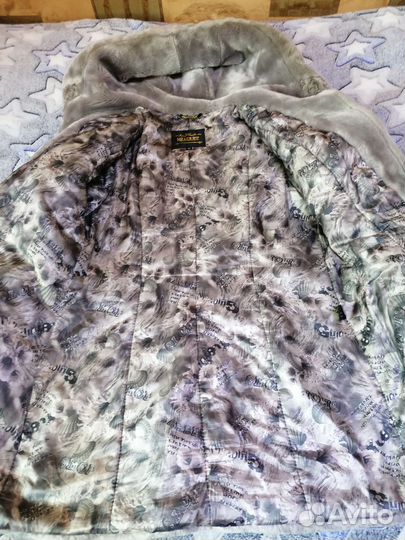 Шуба с капюшоном