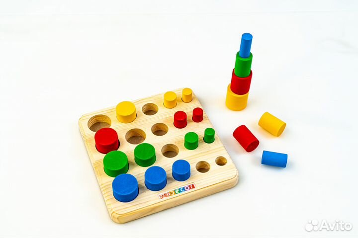 Развивающие игрушки из дерева