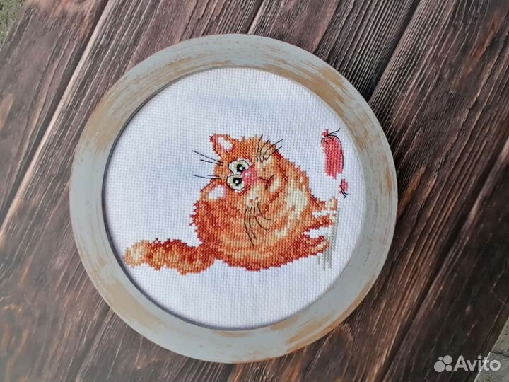 Круглая рамка рама деревянные