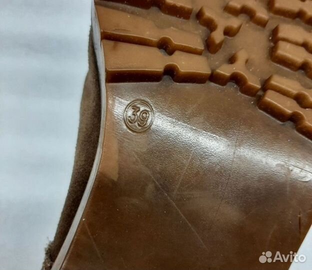 Ботинки замшевые р-39