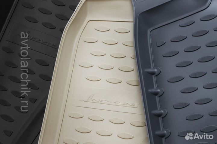 Коврики салона Nissan Patrol VI Y62 бежевые