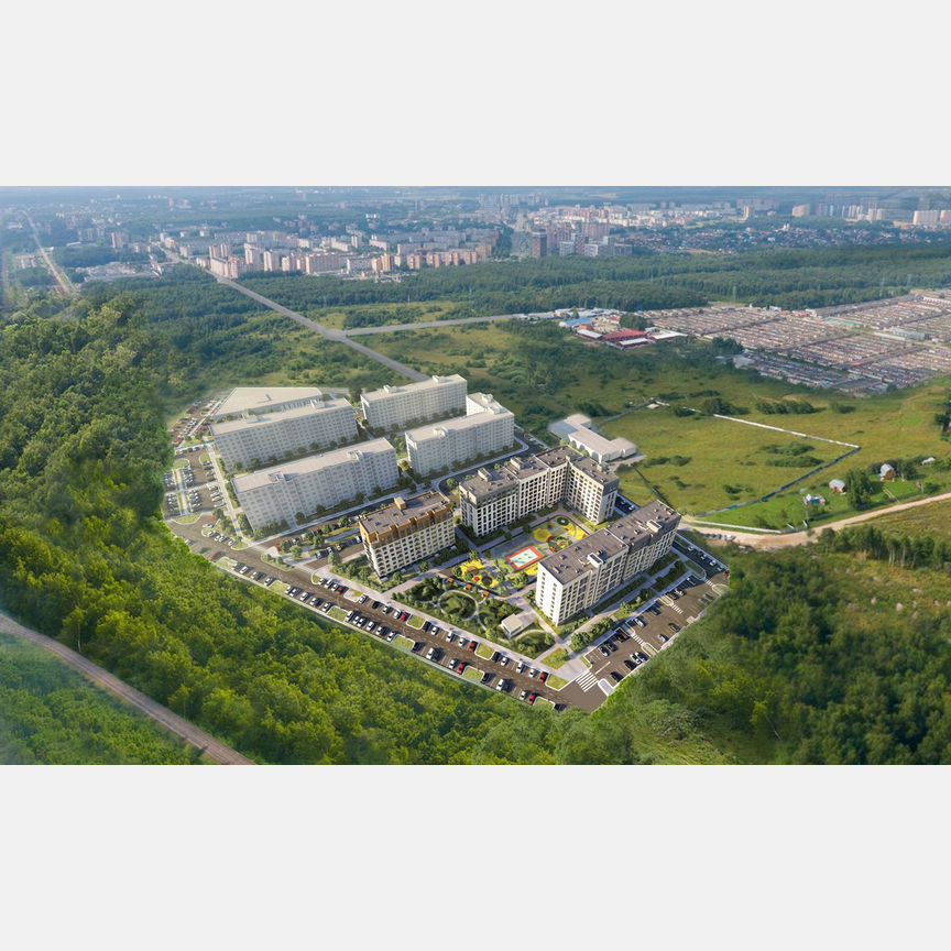 2-к. квартира, 58,4 м², 7/9 эт.