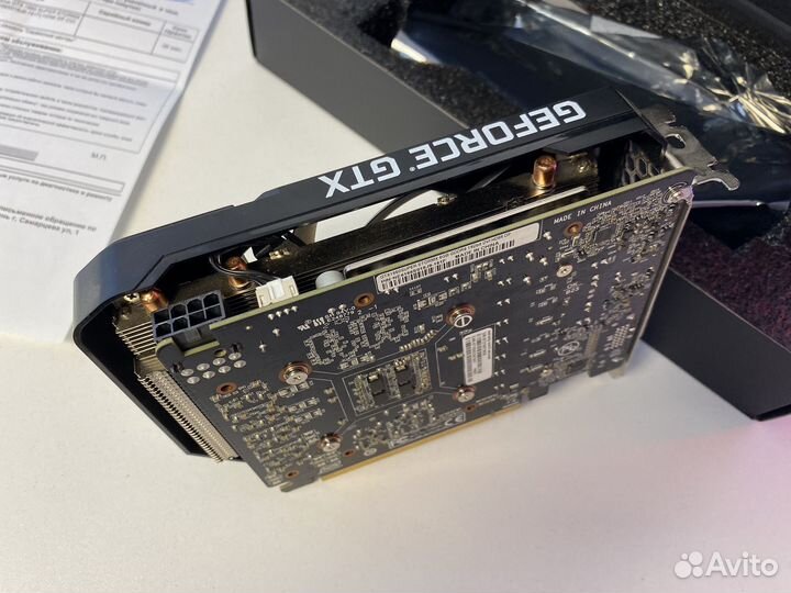 Palit GTX 1660 Super StormX / Гарантия DNS 1 Год