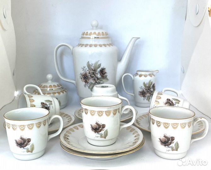 Сервиз кофейный Чехословакия MZ Жасмин