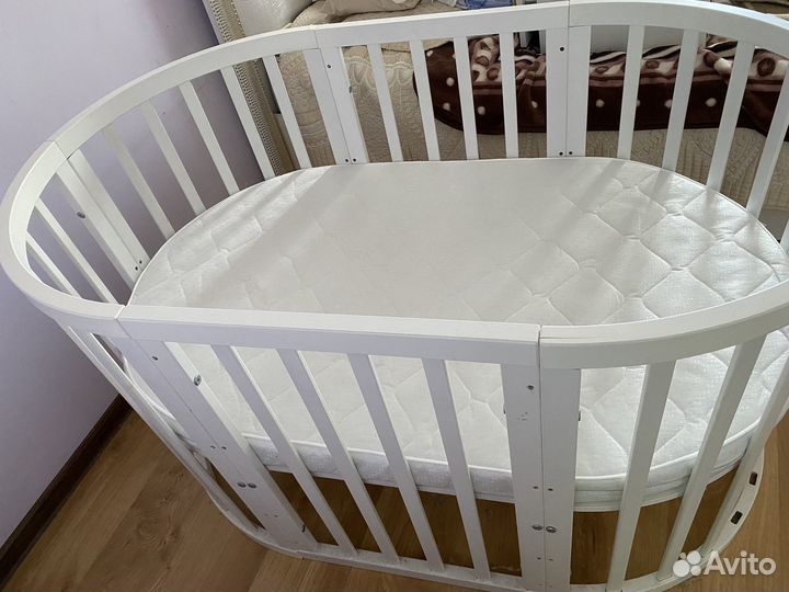 Кроватка круглая 8в1