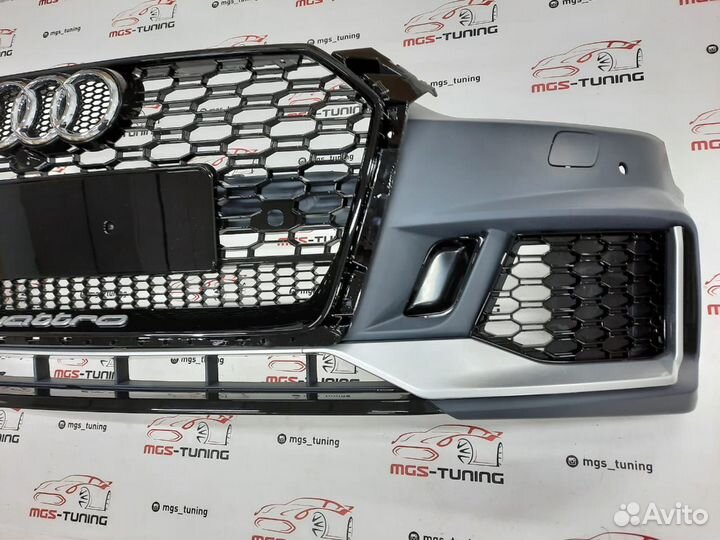 Передний бампер Audi A5 16-19г в стиле RS5