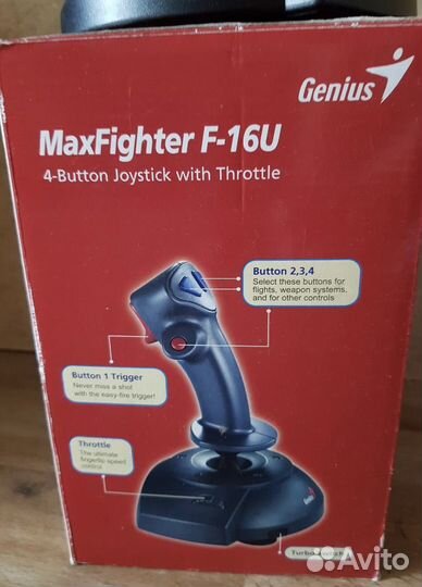 Джойстик Genius MaxFighter F-16U