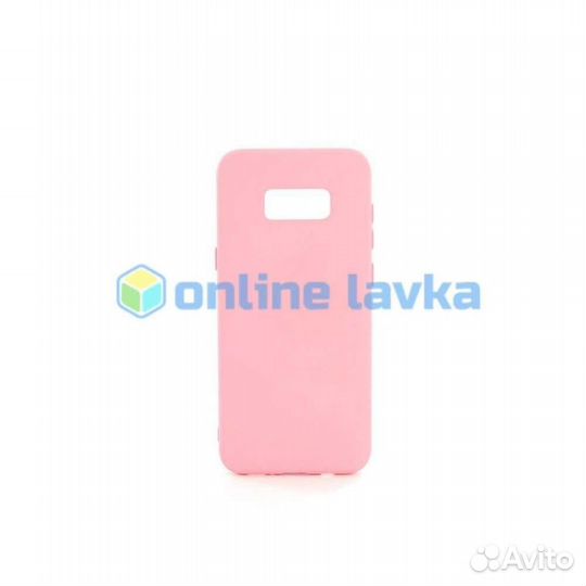 Чехол силиконовый Case для Samsung S8 розовый №19