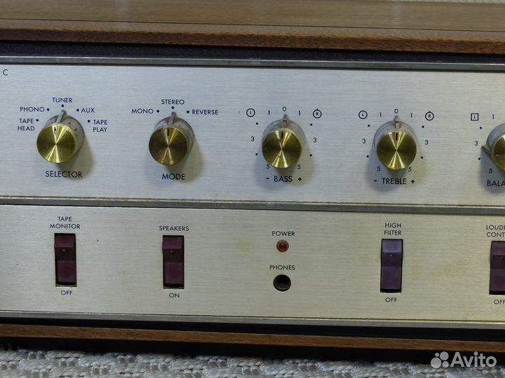 Fisher X-100-C ламповый усилитель tubw 1960-х